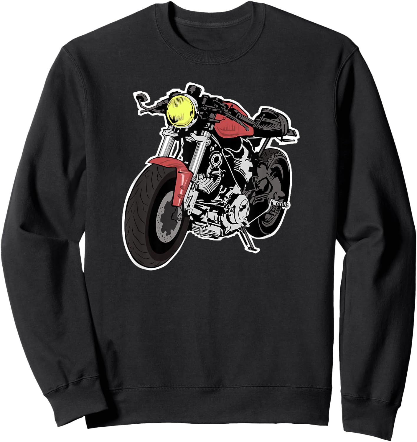 Cafe Racer Sweatshirt - Sweatshirt | Black