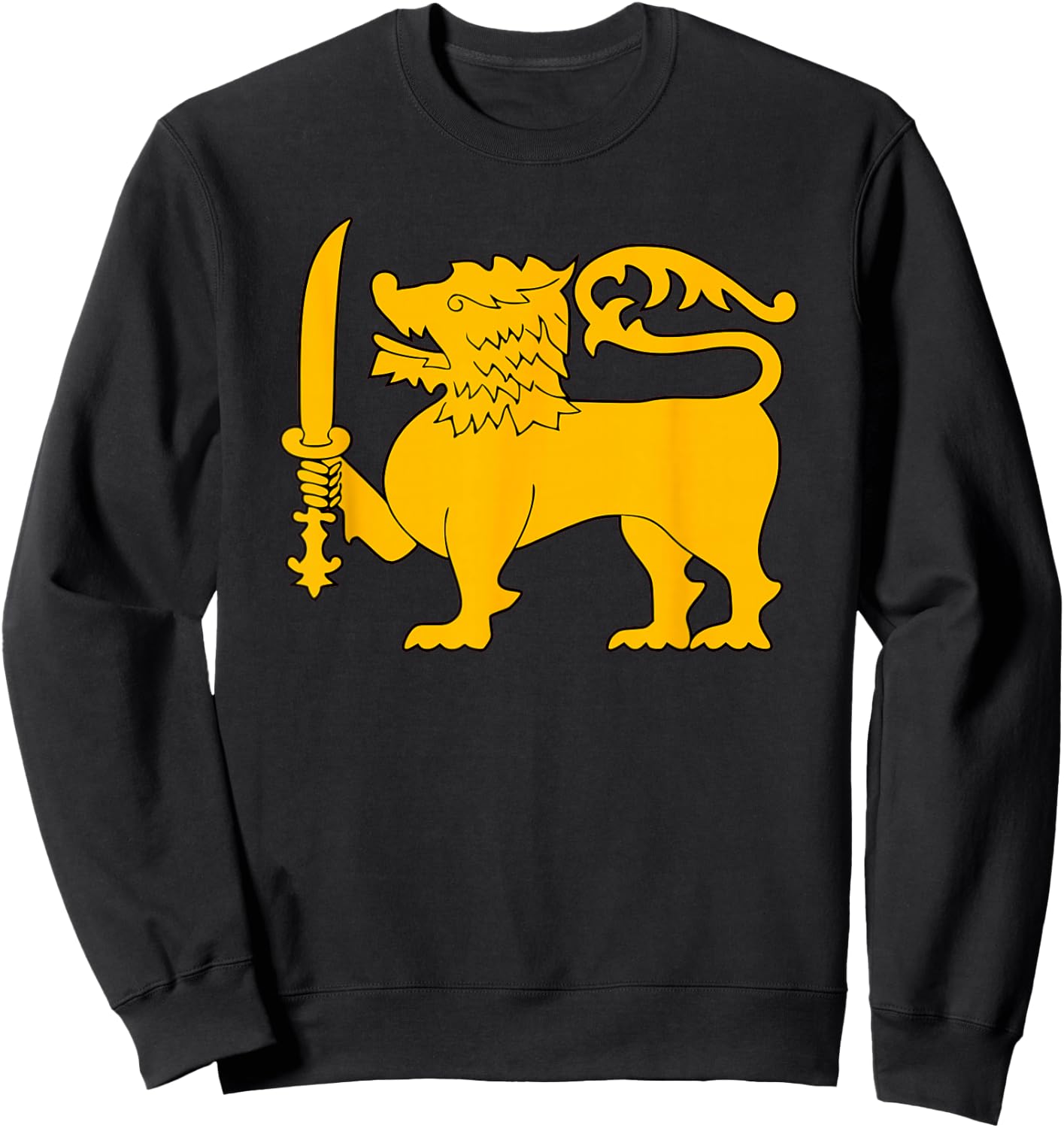 Sri Lanka Lion Flag - Sinha Flag Sweatshirt - Sweatshirt | Black
