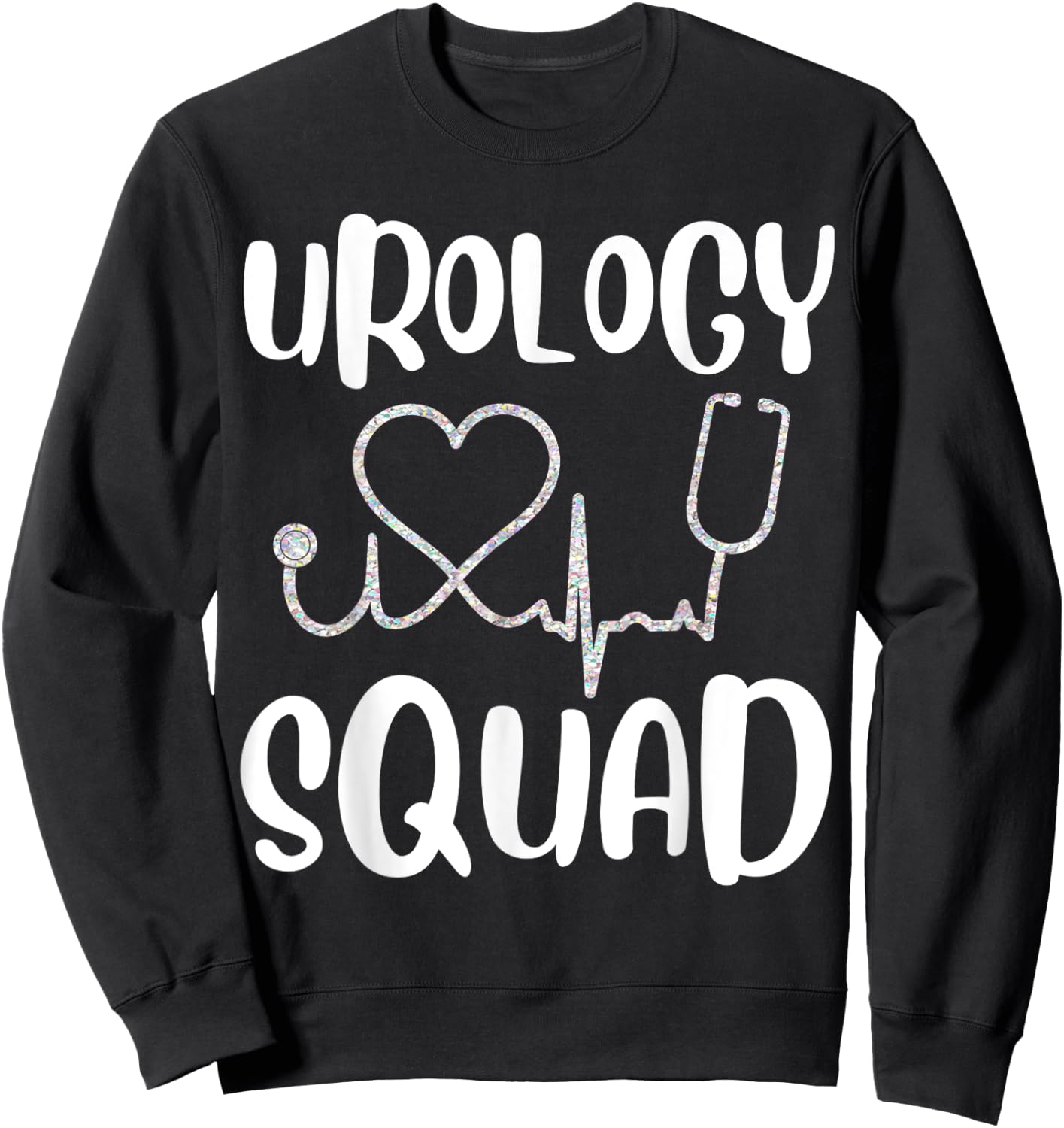 Urology Squad Funny Cute Urologist Nurse Doctor Gift Sweatshirt - Sweatshirt | Black