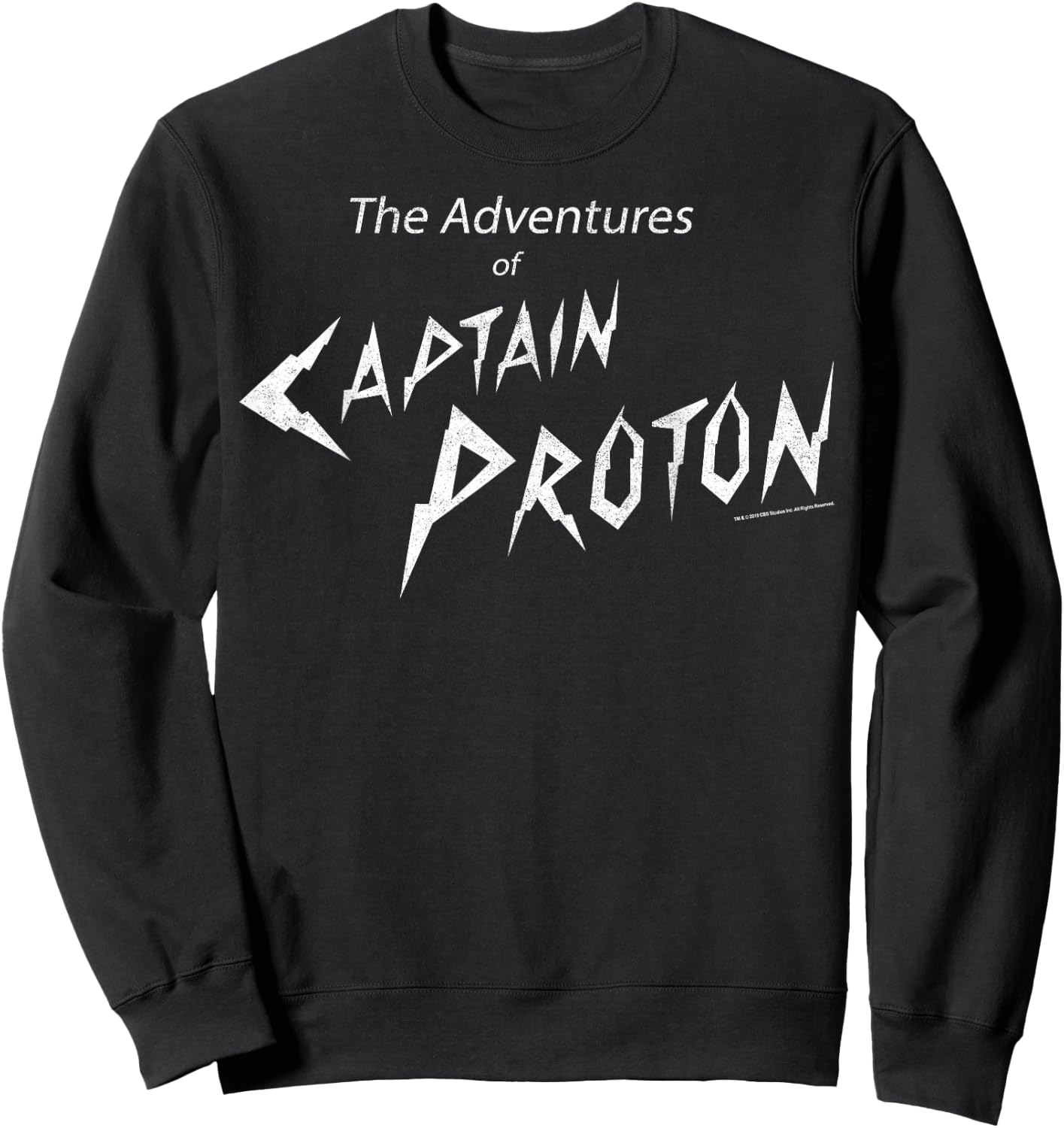 Star Trek Voyager Captain Proton Adventures Sweatshirt - Sweatshirt | Black