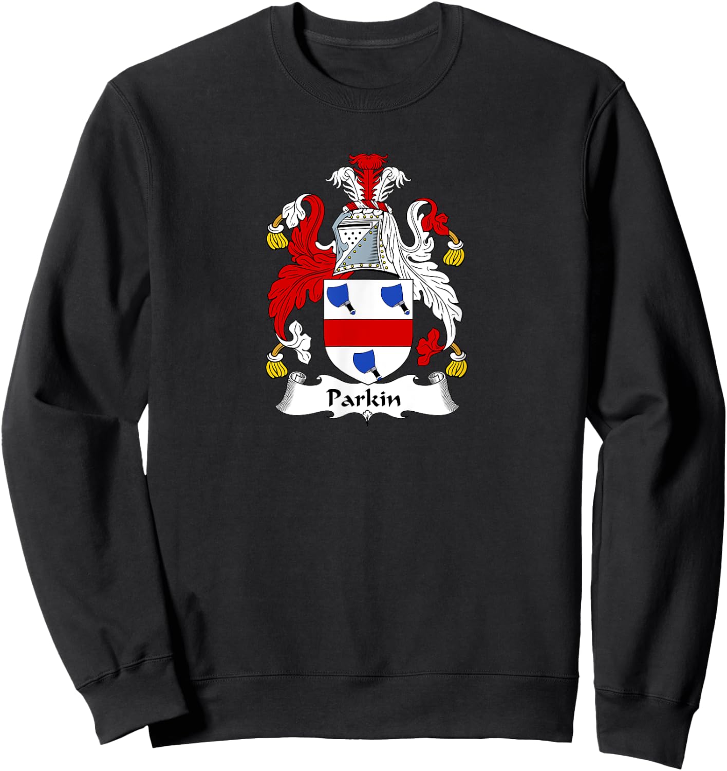 Parkin Coat of Arms - Family Crest Shirt Sweatshirt - Sweatshirt | Black