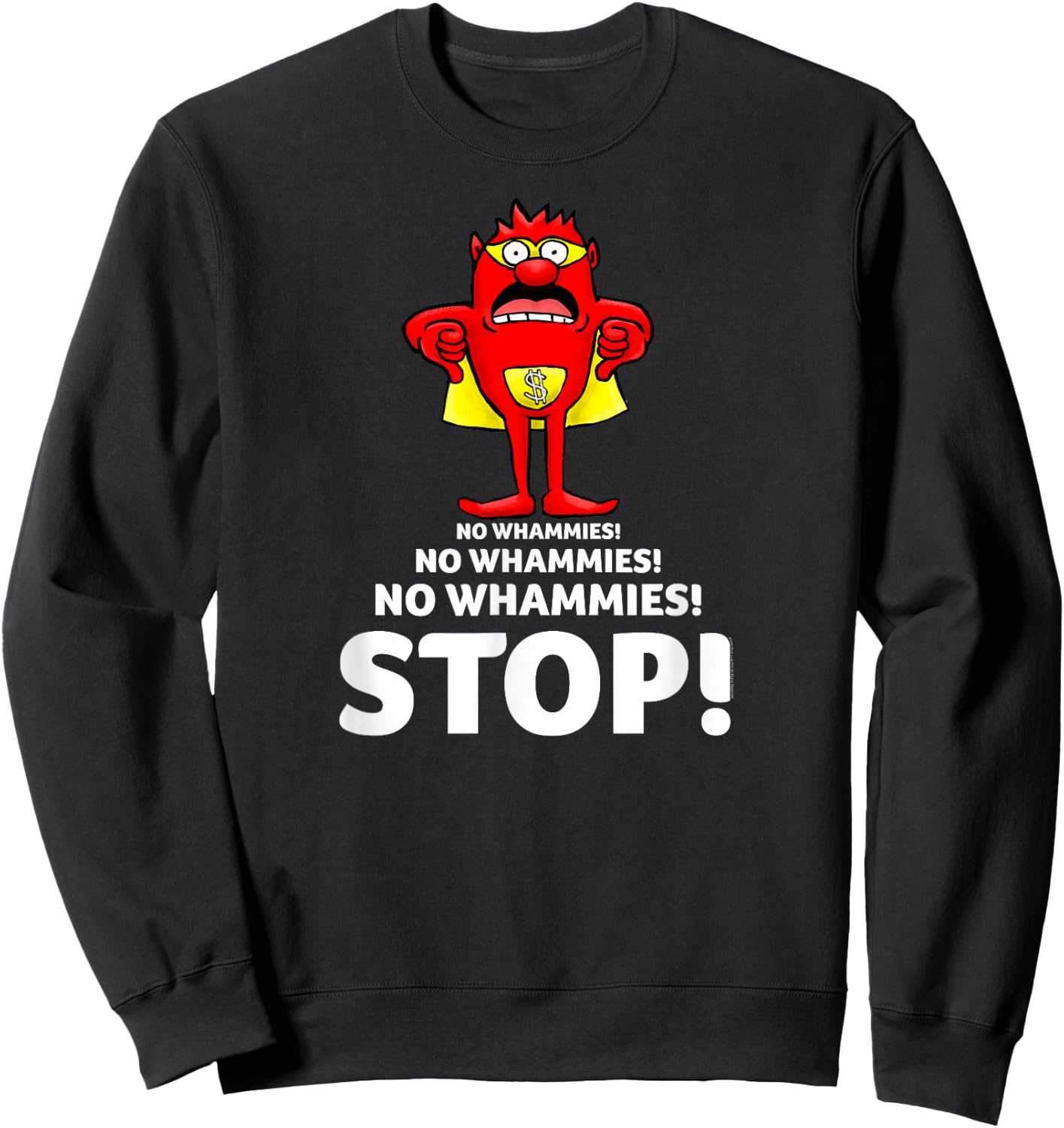 Press Your Luck: No Whammies! Stop! Sweatshirt - Sweatshirt | Black