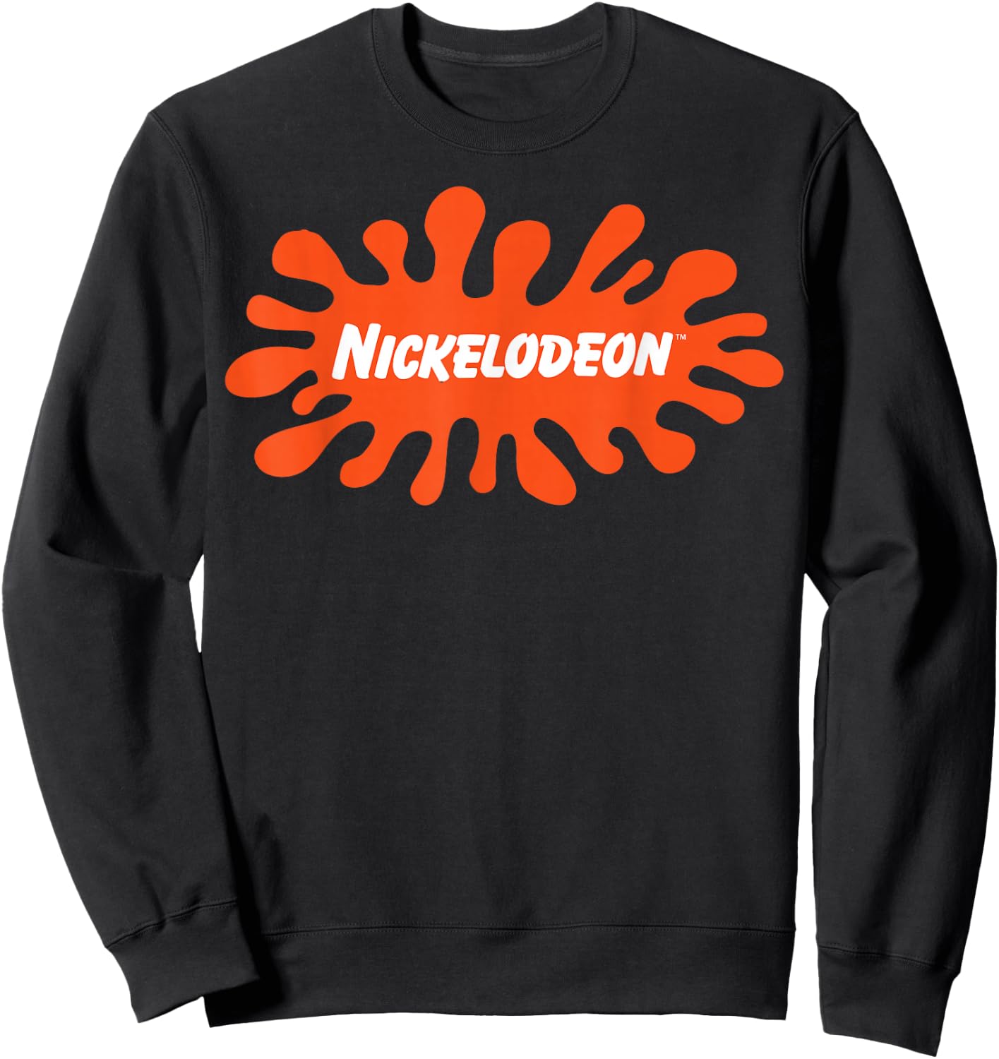 Nickelodeon Splat Logo Sweatshirt - Sweatshirt | Black