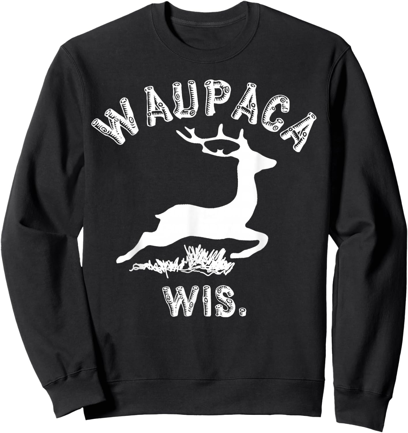 Dustin Nerdy Vintage Waupaca Stranger Fan Gift Sweatshirt - Sweatshirt | Black