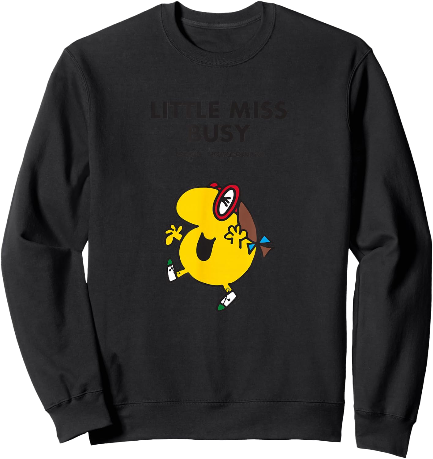 Mr. Men Little Miss Busy Sweatshirt - Sweatshirt | Black