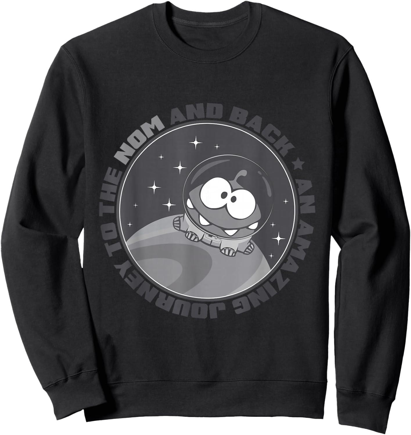 Cut the Rope: Space Om Nom Sweatshirt - Sweatshirt | Black