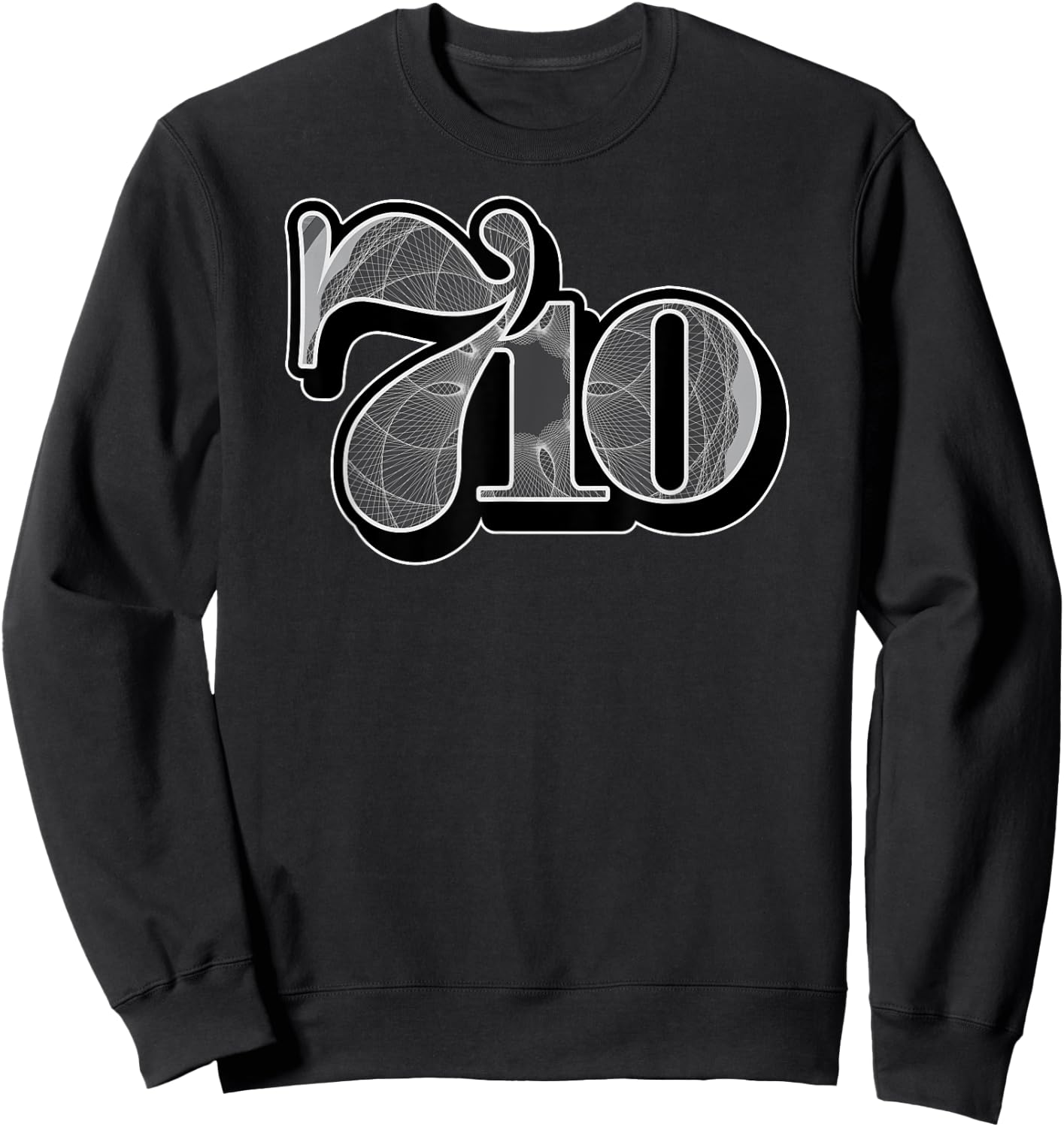710 Code Crypto Cannabis Oil Dab CBD THC Weed Sweatshirt - Sweatshirt | Black