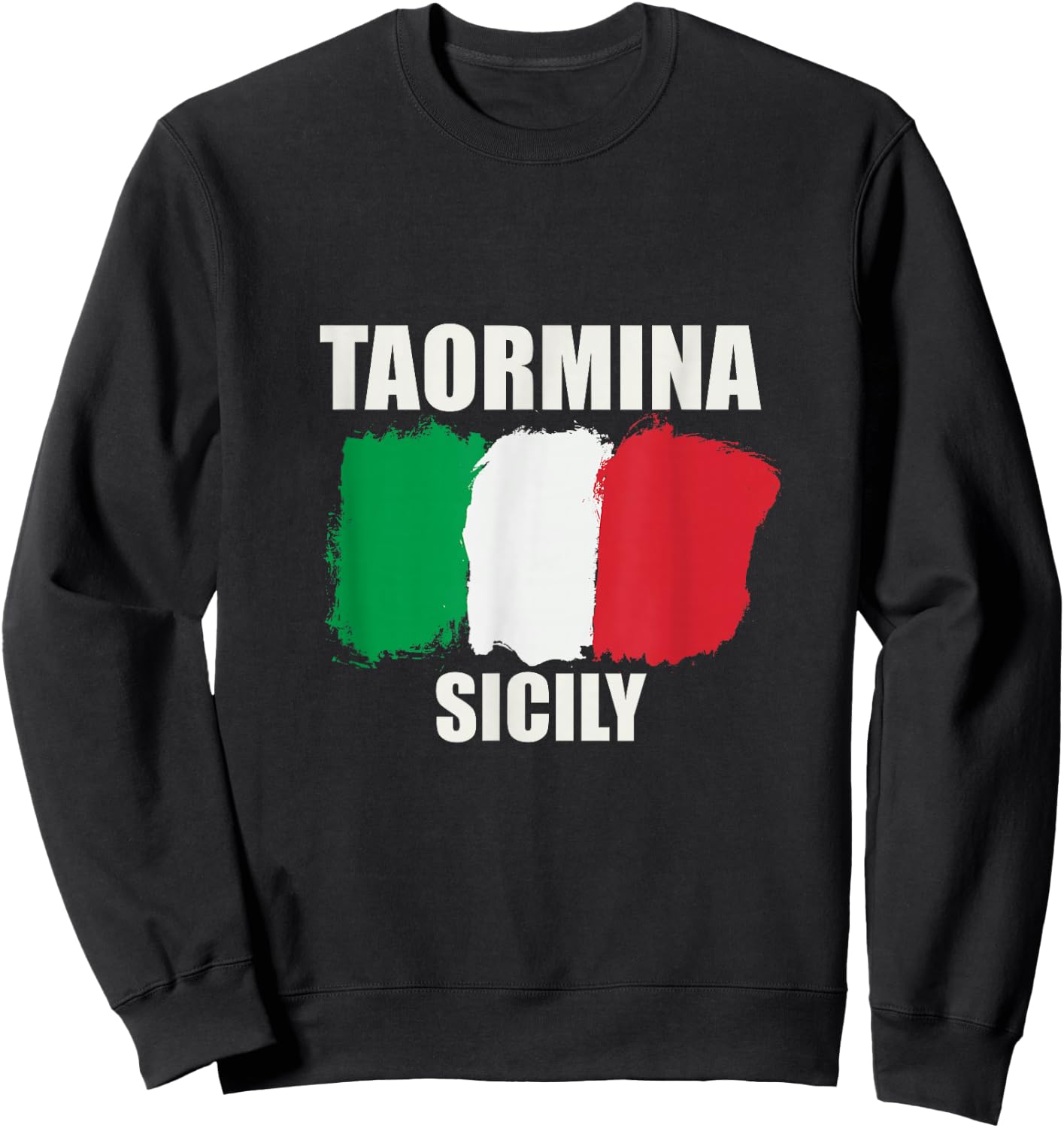 Taormina Sicily Sweatshirt - Sweatshirt | Black