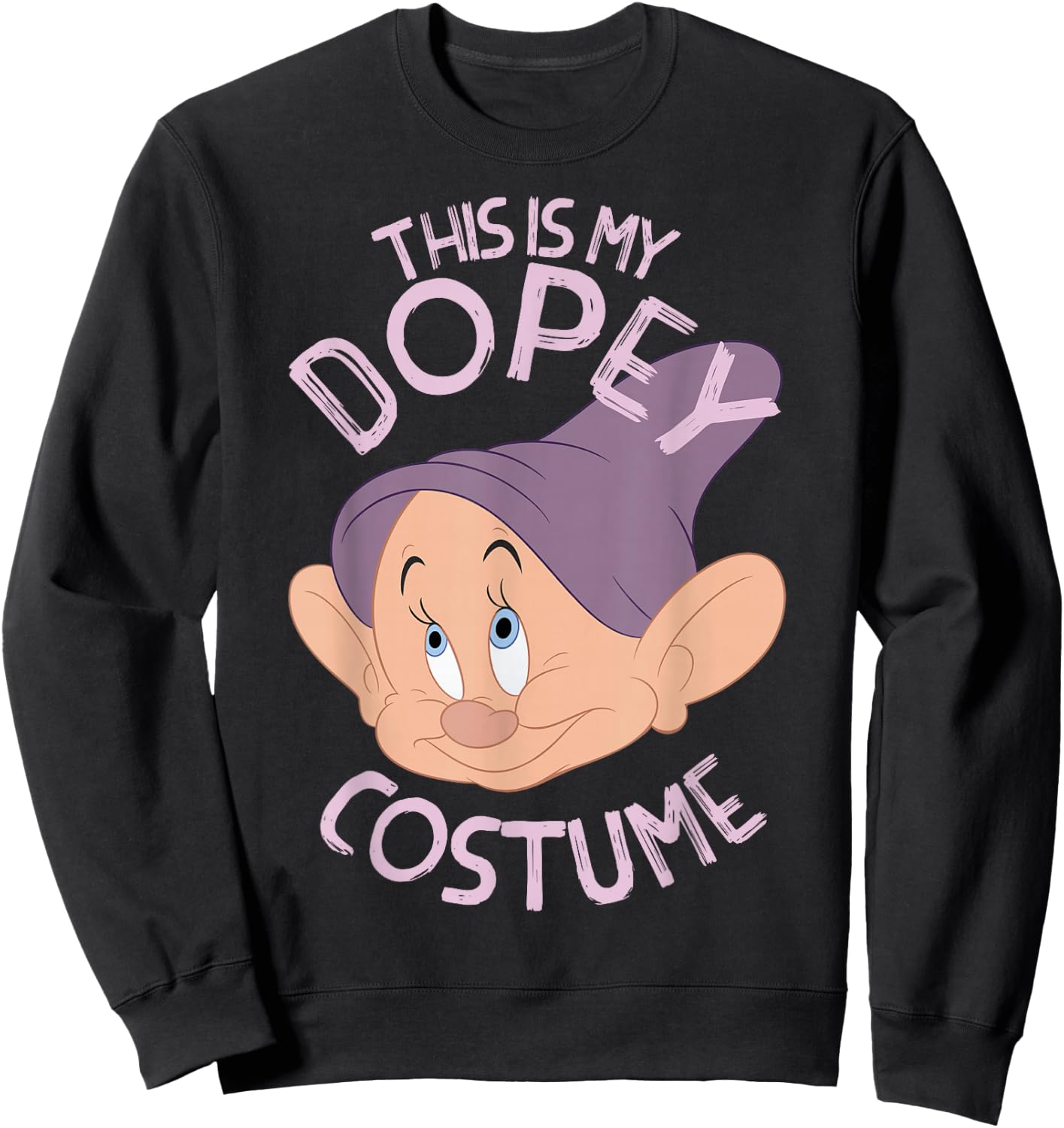 Disney Snow White This is My Dopey Costume Halloween Sweatshirt - Sweatshirt | Black