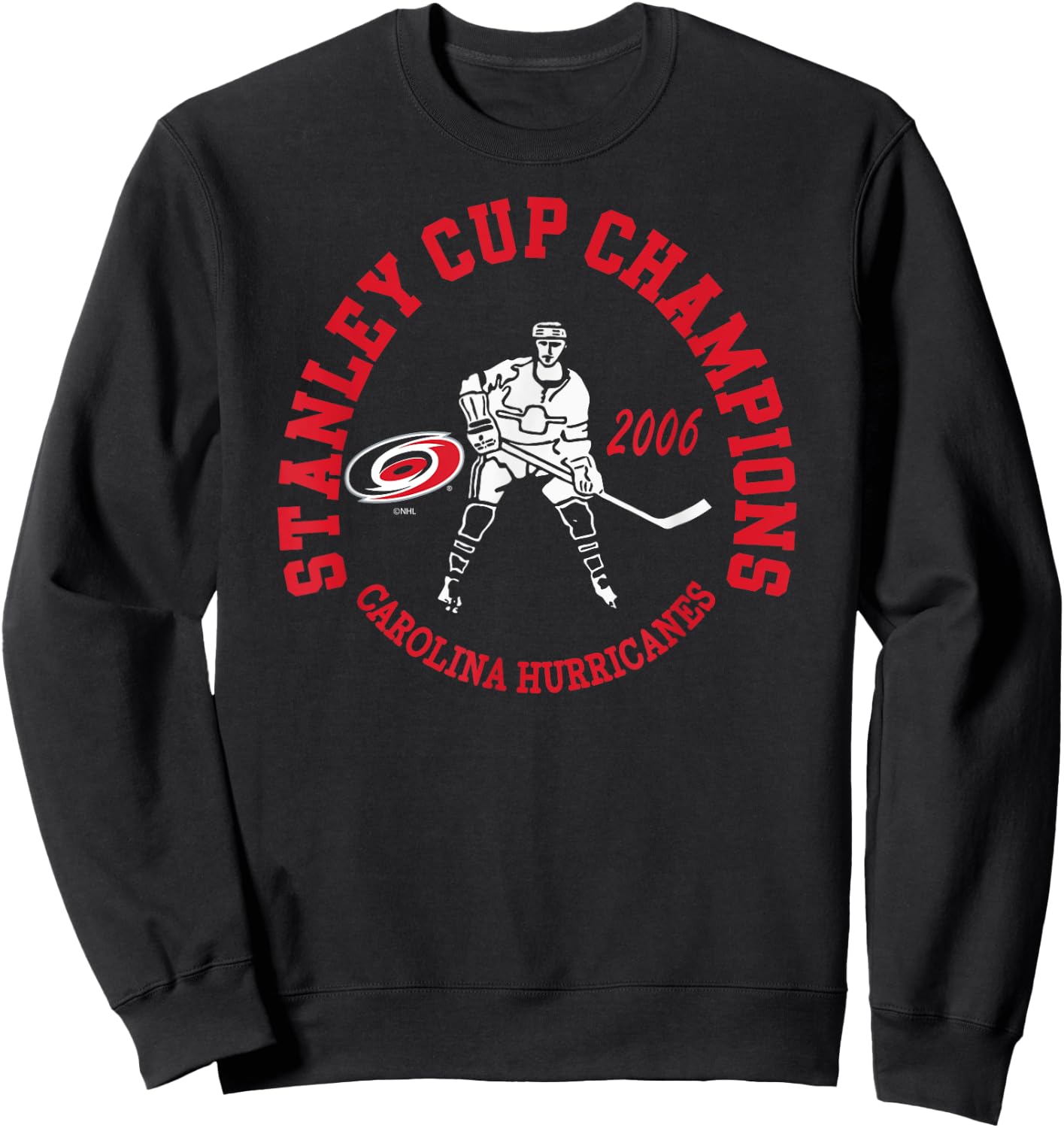 Carolina Hurricanes Stanley Cup Champions 2006 Black Sweatshirt - Sweatshirt | Black