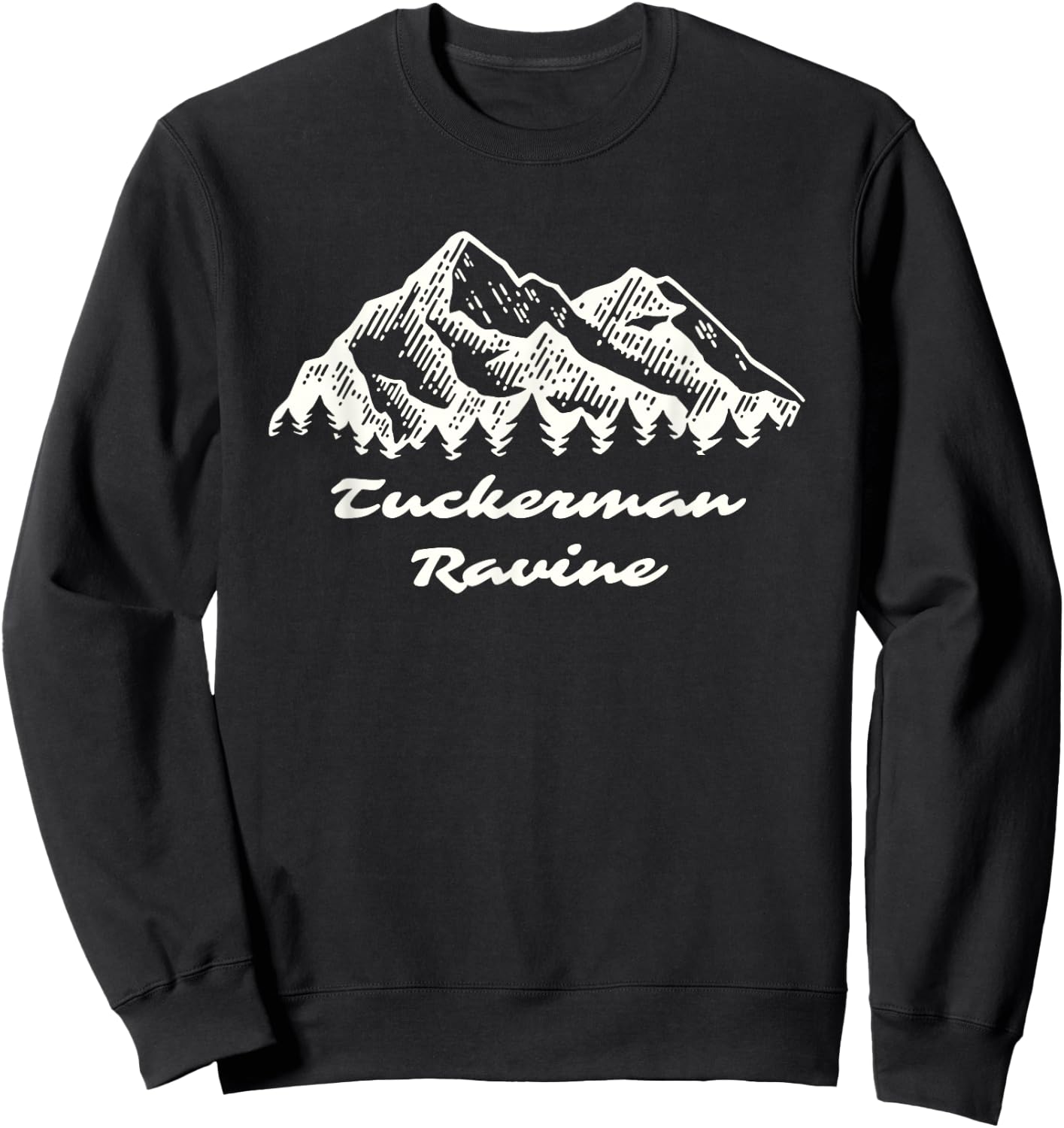 Tuckerman Ravine Ski/Snowboard Vacation Sweatshirt - Sweatshirt | Black
