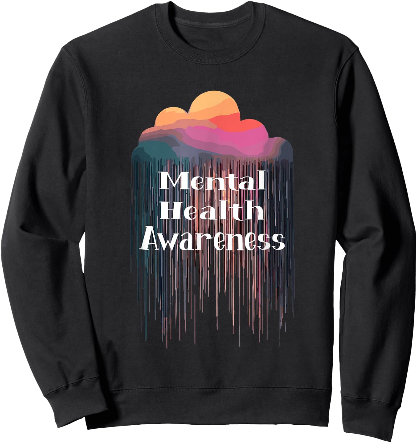 Mental Health Matters End The Stigma Mental Health Awareness Sweatshirt - Sweatshirt | Black
