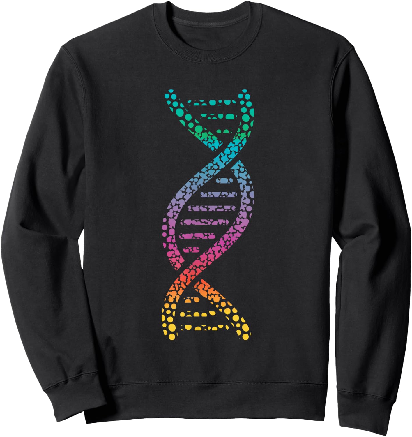 DNA Molecular World Genes Biology Lover Geek Gift Sweatshirt - Sweatshirt | Black