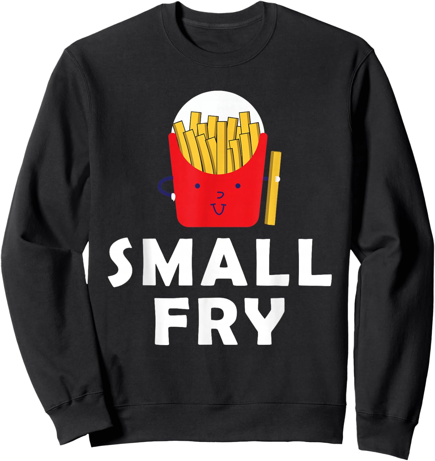 Small Fry - French Fry Shirt Toddler for Boys & Girls Sweatshirt - Sweatshirt | Black