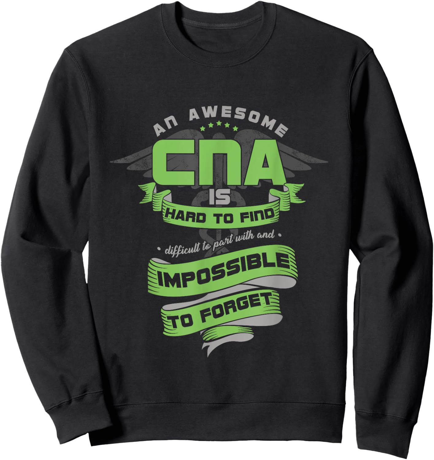 Nursing Assistant CNA Medical Assistant Doctor Sweatshirt - Sweatshirt | Black