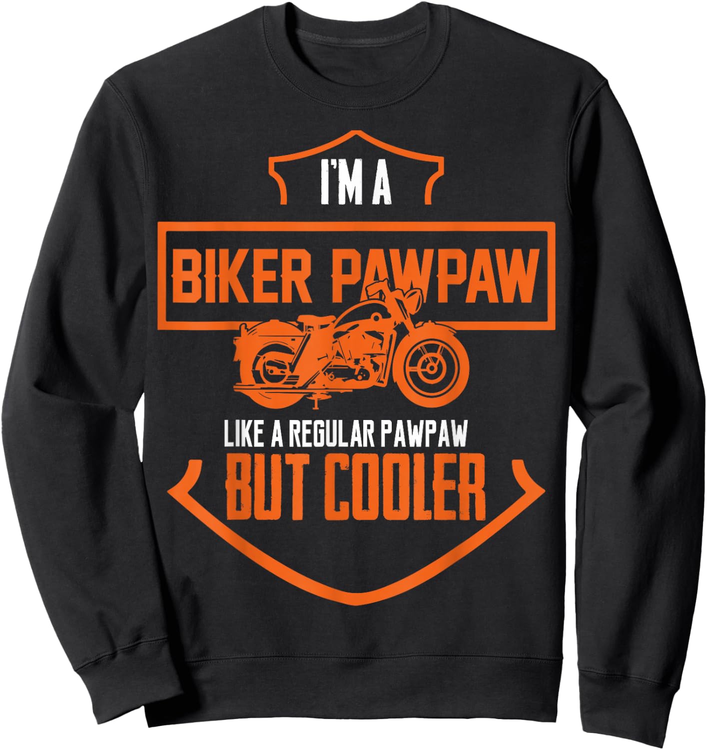 Biker Pawpaw Sweatshirt - Sweatshirt | Black