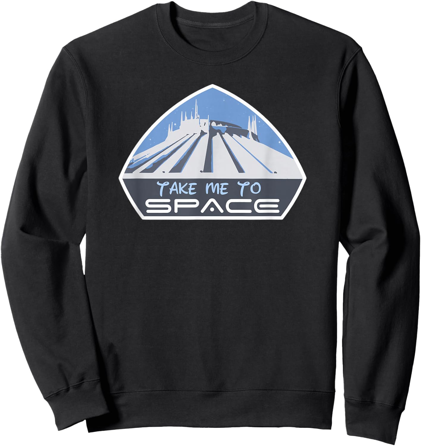 Take Me to Space Sweatshirt - Sweatshirt | Black