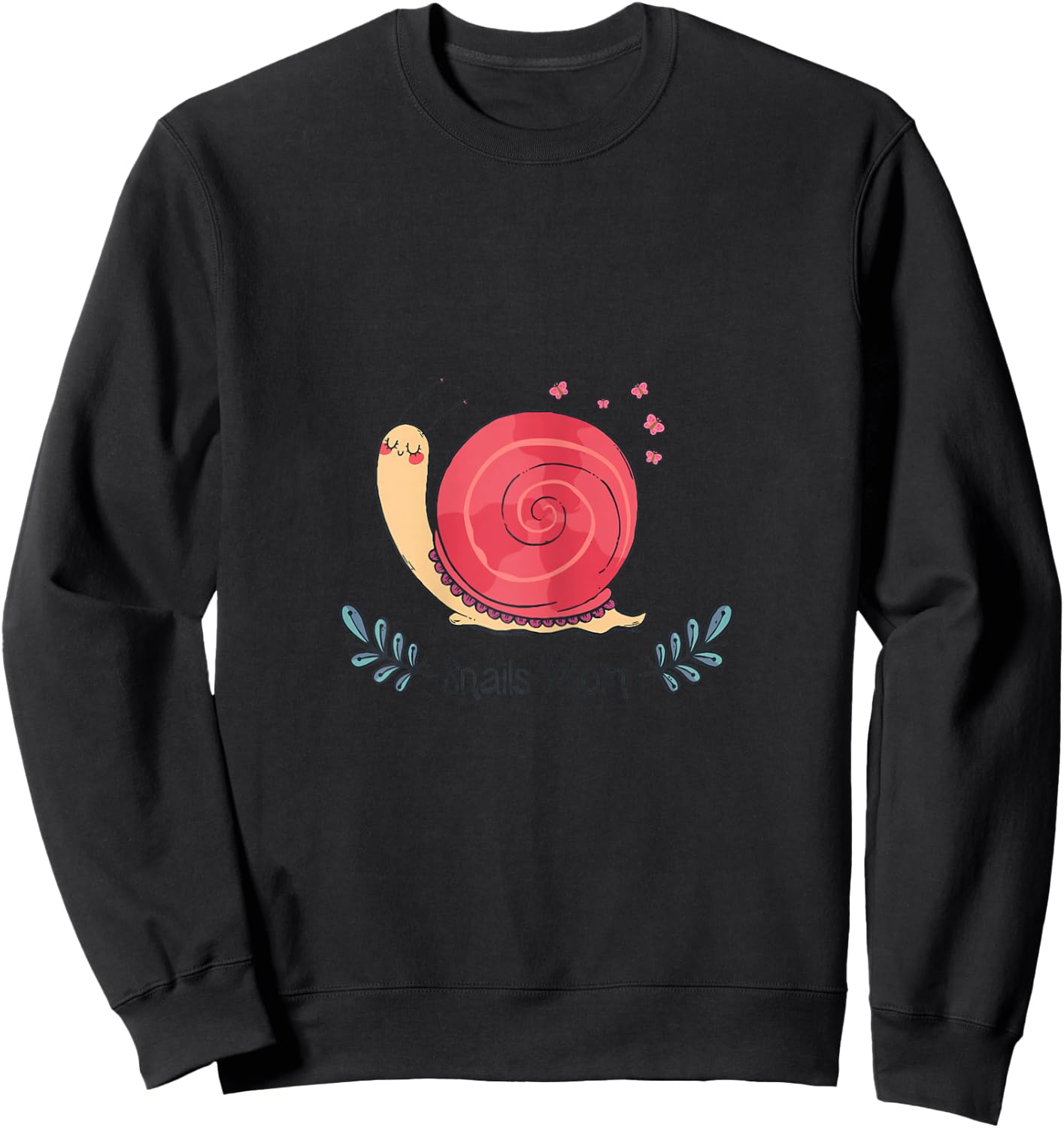 Pet Snail t Shirts - Snail Mom Shirt Sweatshirt - Sweatshirt | Black