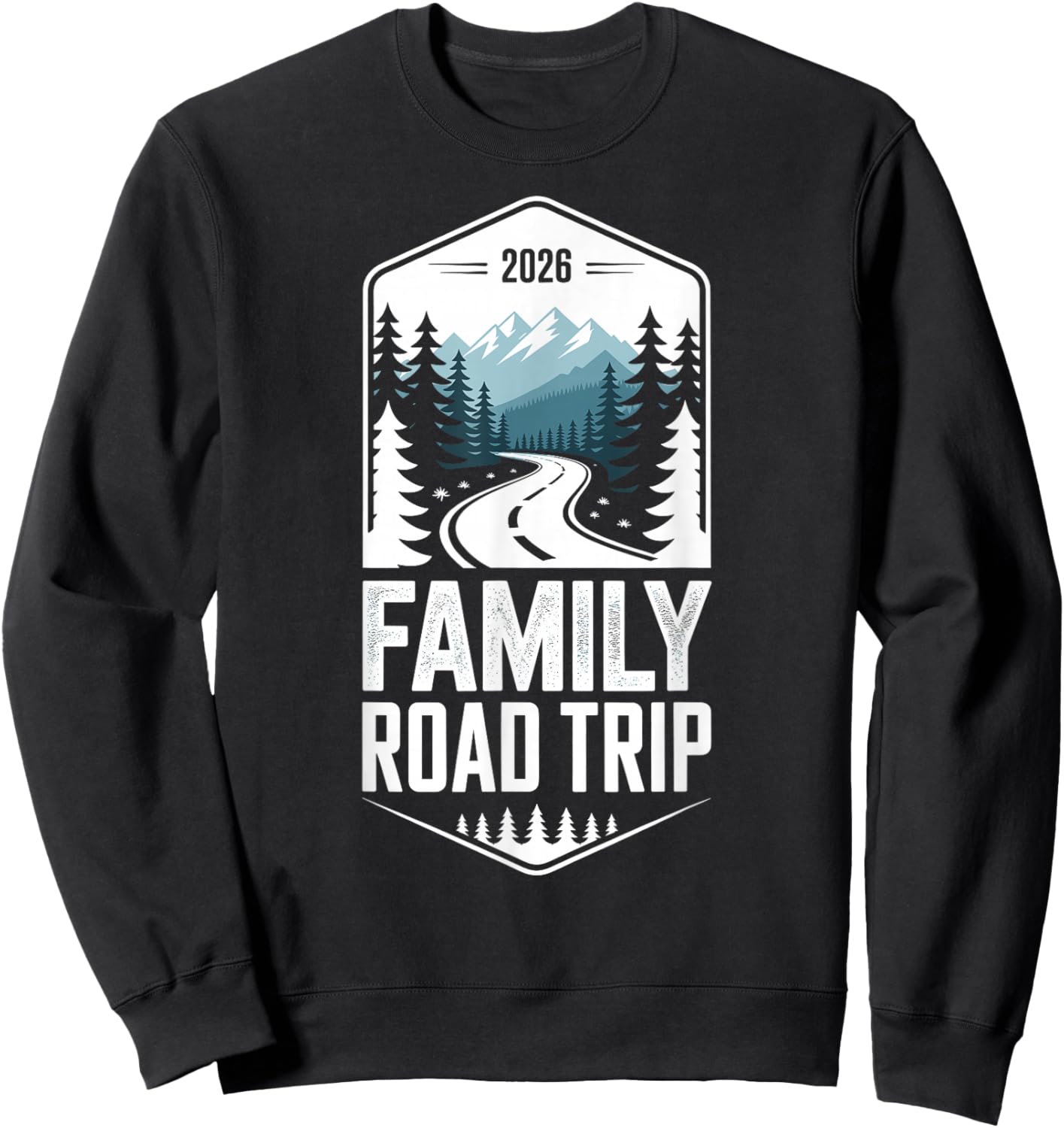 Family Road Trip 2026 Sweatshirt - Sweatshirt | Black