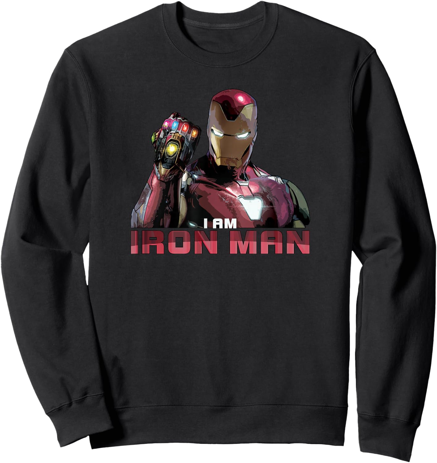 Marvel Avengers: Endgame I am Iron Man Small Sweatshirt - Sweatshirt | Black