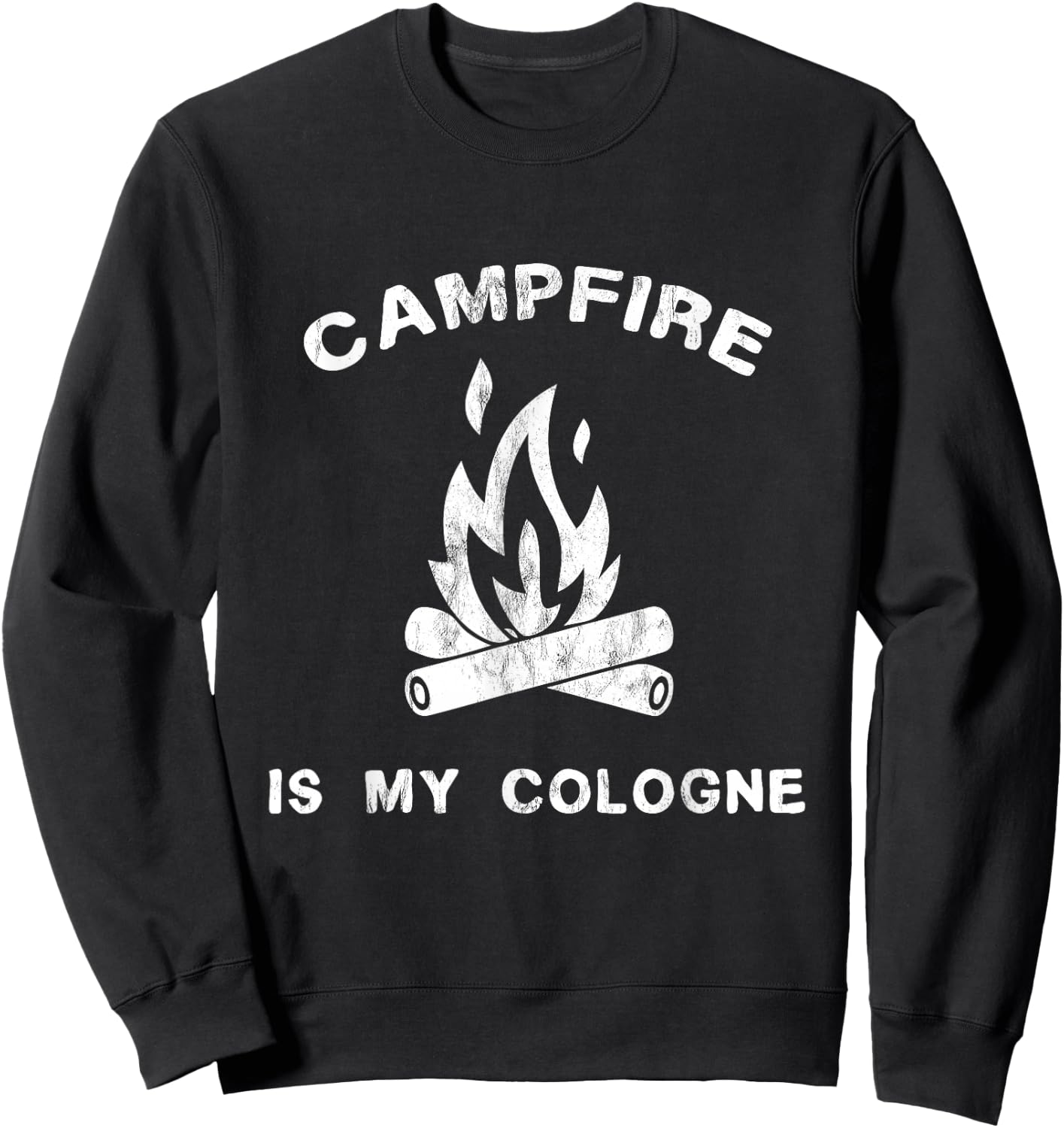 Funny Camping - Campfire Is My Cologne Sweatshirt - Sweatshirt | Black