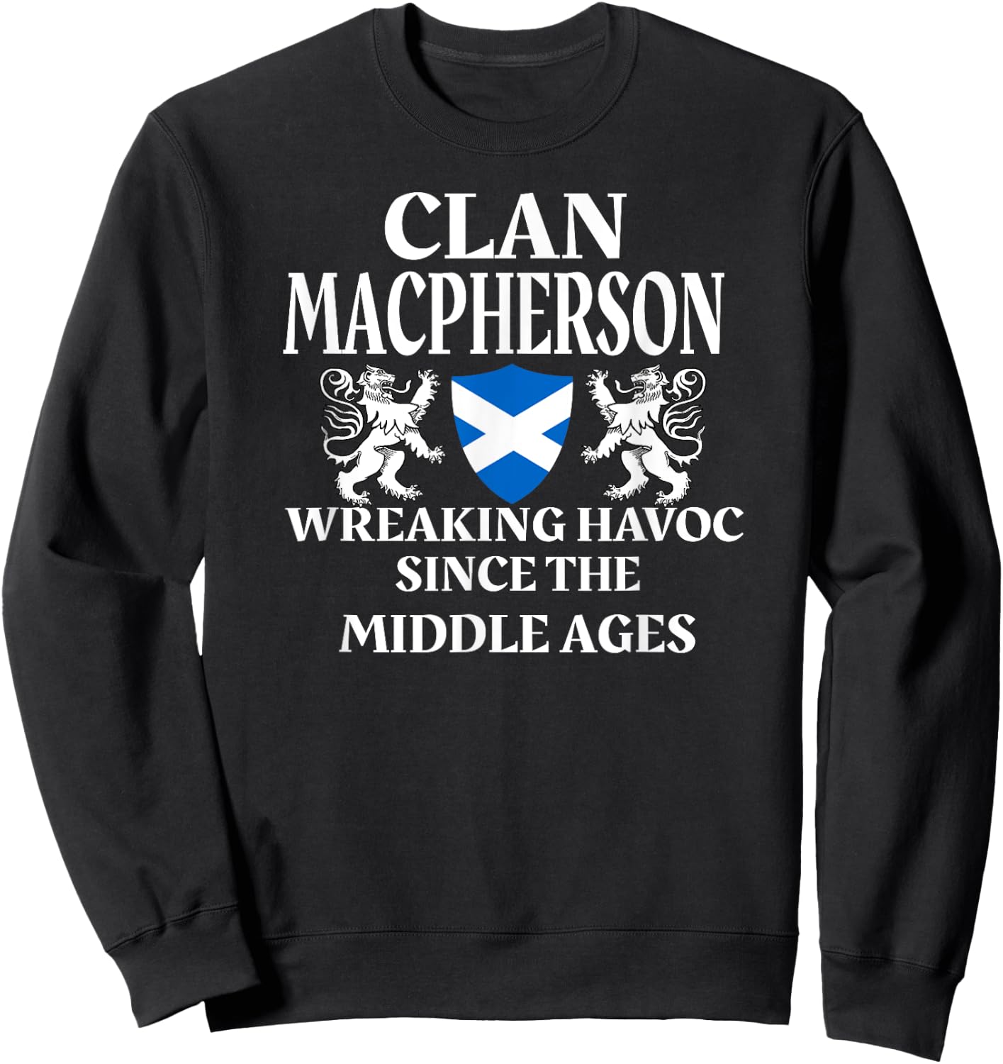 MacPherson Scottish Family Clan Scotland Name Sweatshirt - Sweatshirt | Black