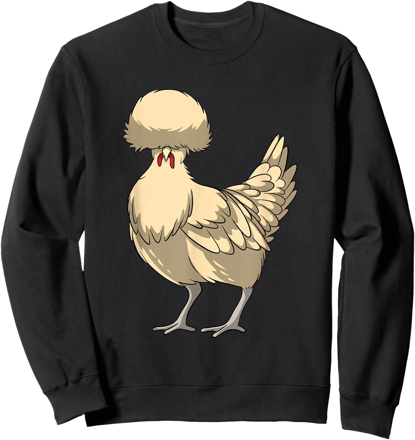 Funny Chicken Sweatshirt - Sweatshirt | Black