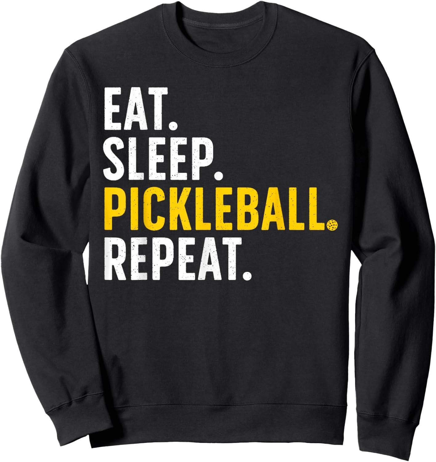 Pickleball Art Women Pickleball Player Pickle Ball Sweatshirt - Sweatshirt | Black