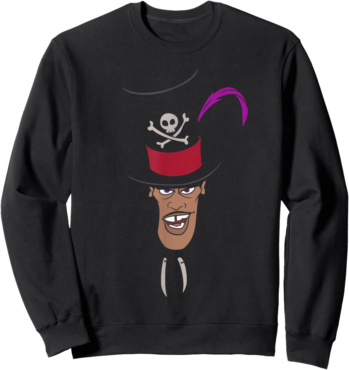 Disney Villains Dr. Facilier Face Sweatshirt - Sweatshirt | Black