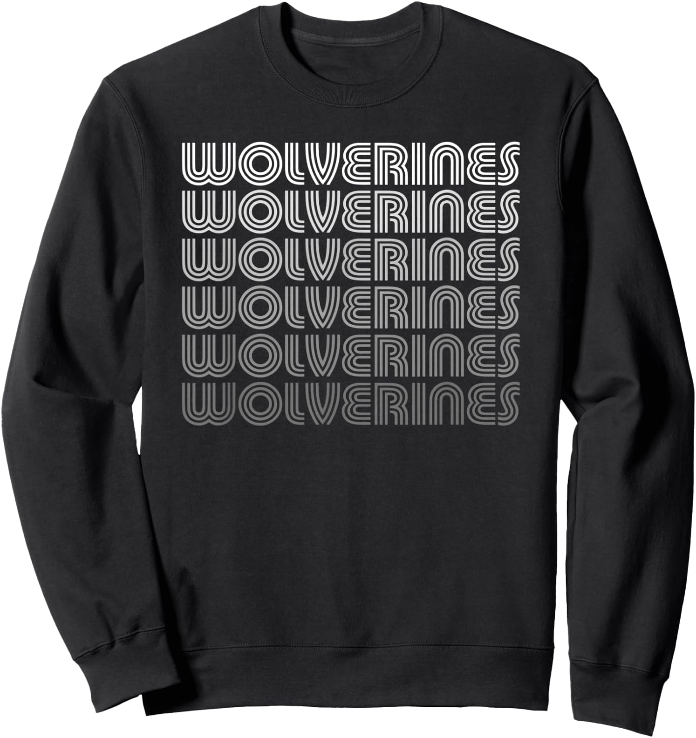 Vintage Wolverines Sweatshirt - Sweatshirt | Black