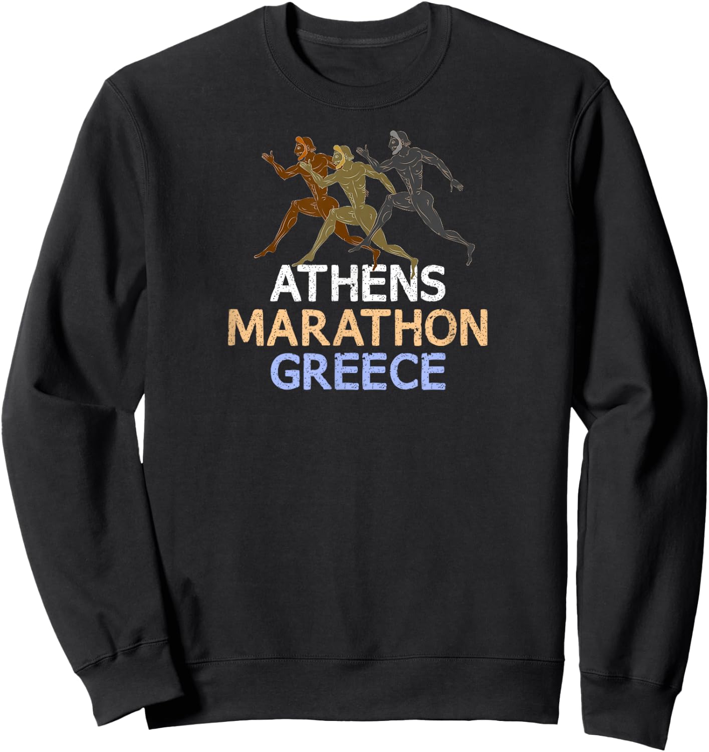 Athens - Marathon - Greece Sweatshirt - Sweatshirt | Black
