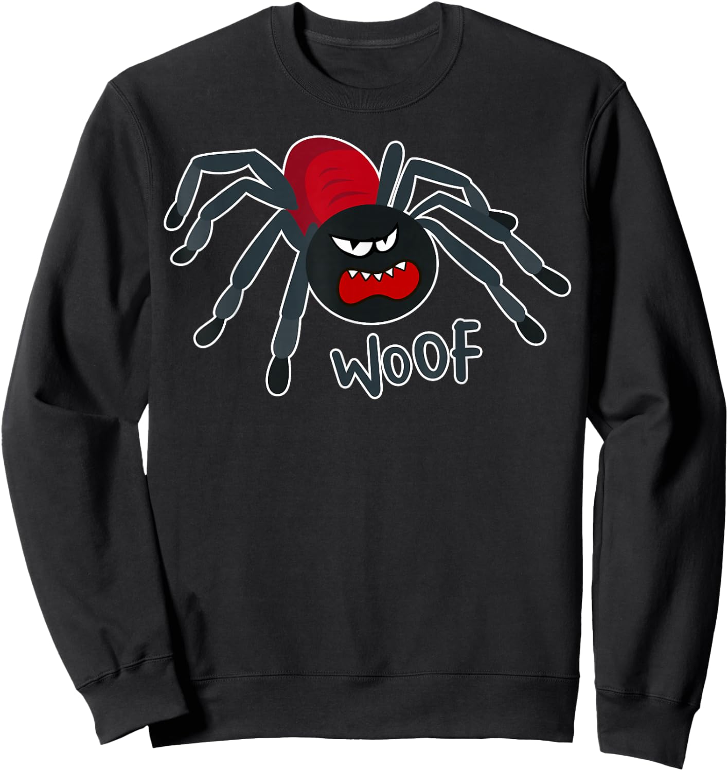 Barking Spider | Halloween Apparel for Dog Lovers Men Women Kids Sweatshirt - Sweatshirt | Black