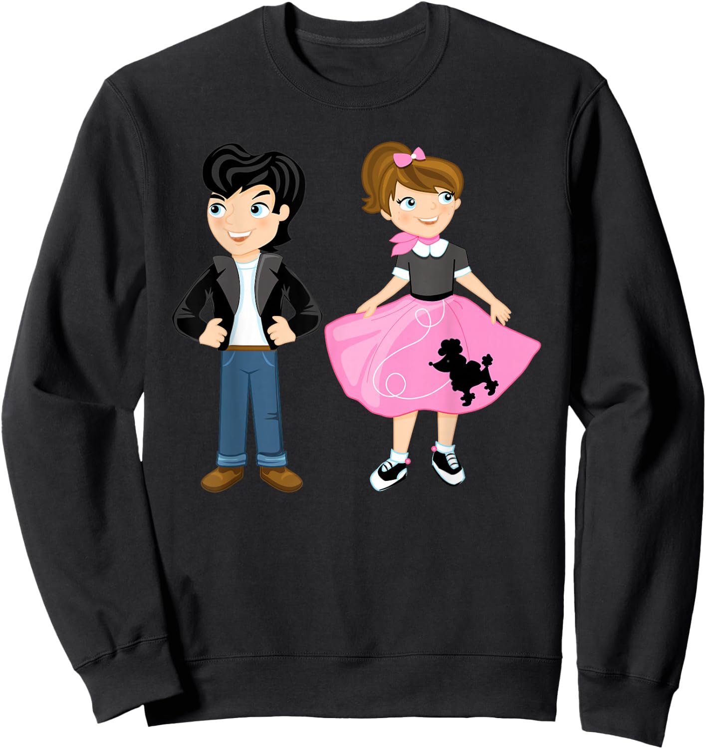 Sock Hop T Shirt Sweatshirt - Sweatshirt | Black