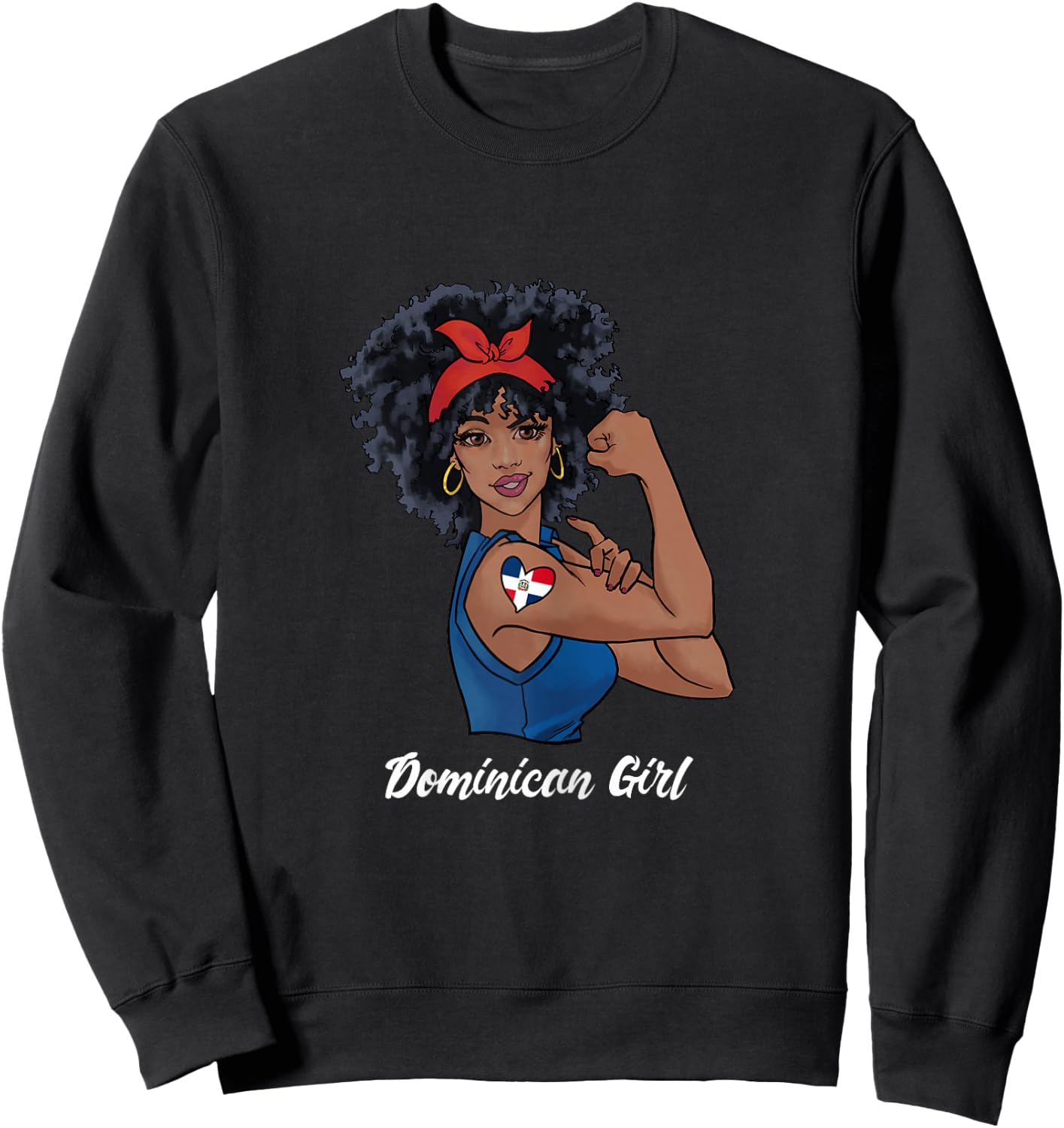 Dominican Republic Sweatshirt - Sweatshirt | Black