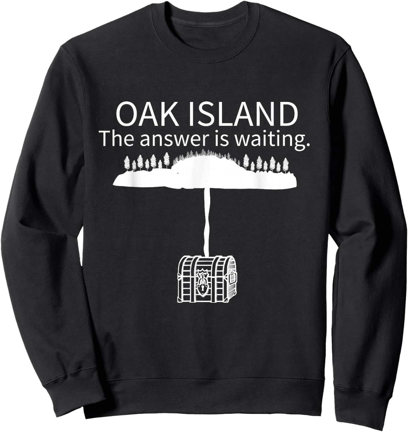 Curse of Oak Island Gift Treasure Chest Sweatshirt - Sweatshirt | Black