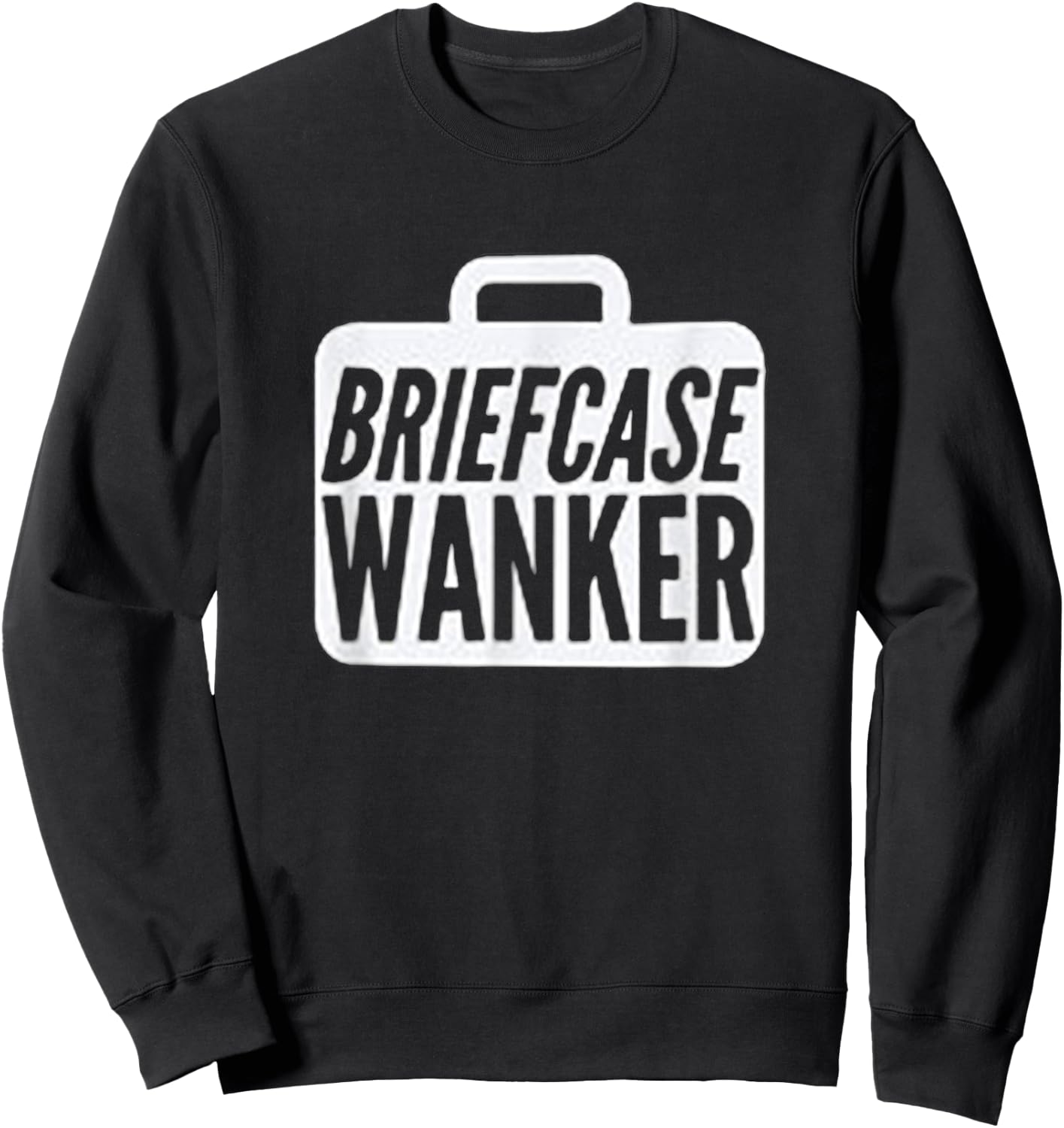 The Inbetweeners Briefcase Wanker Will Top Shirt Sweatshirt - Sweatshirt | Black