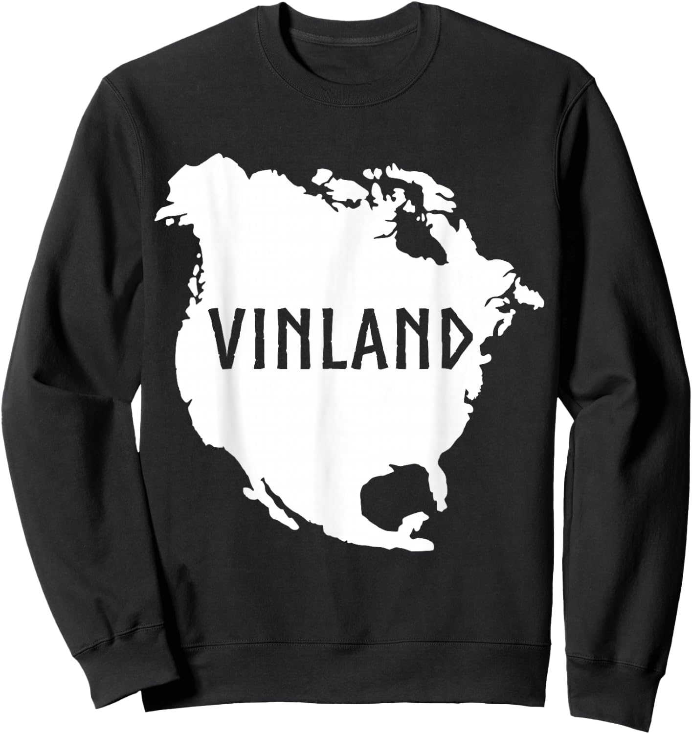 Vinland North America Viking Norse Asatru Sweatshirt - Sweatshirt | Black