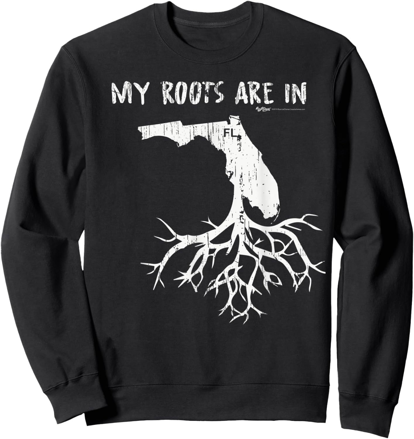 Vintage My Roots Are In Florida State Sweatshirt - Sweatshirt | Black