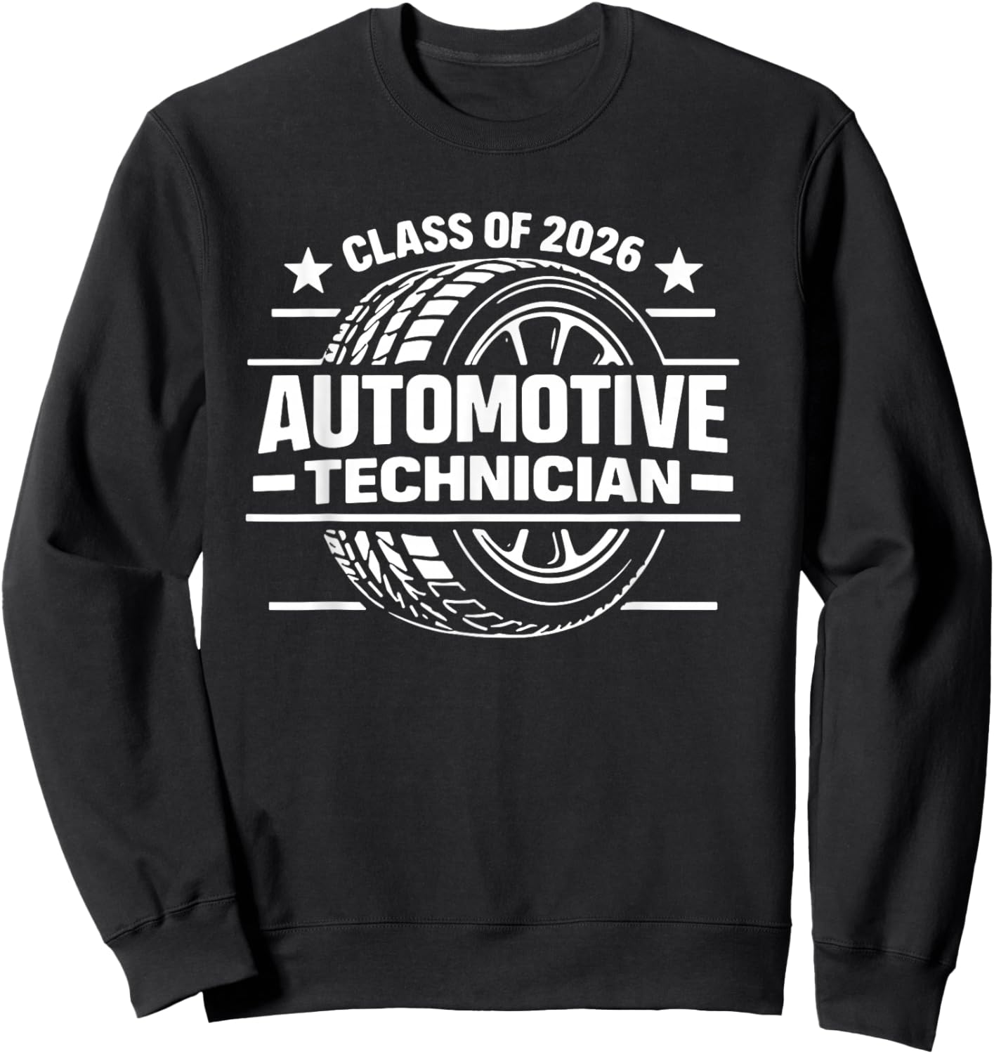 Class of 2026 Automotive Technician Graduate Sweatshirt - Sweatshirt | Black