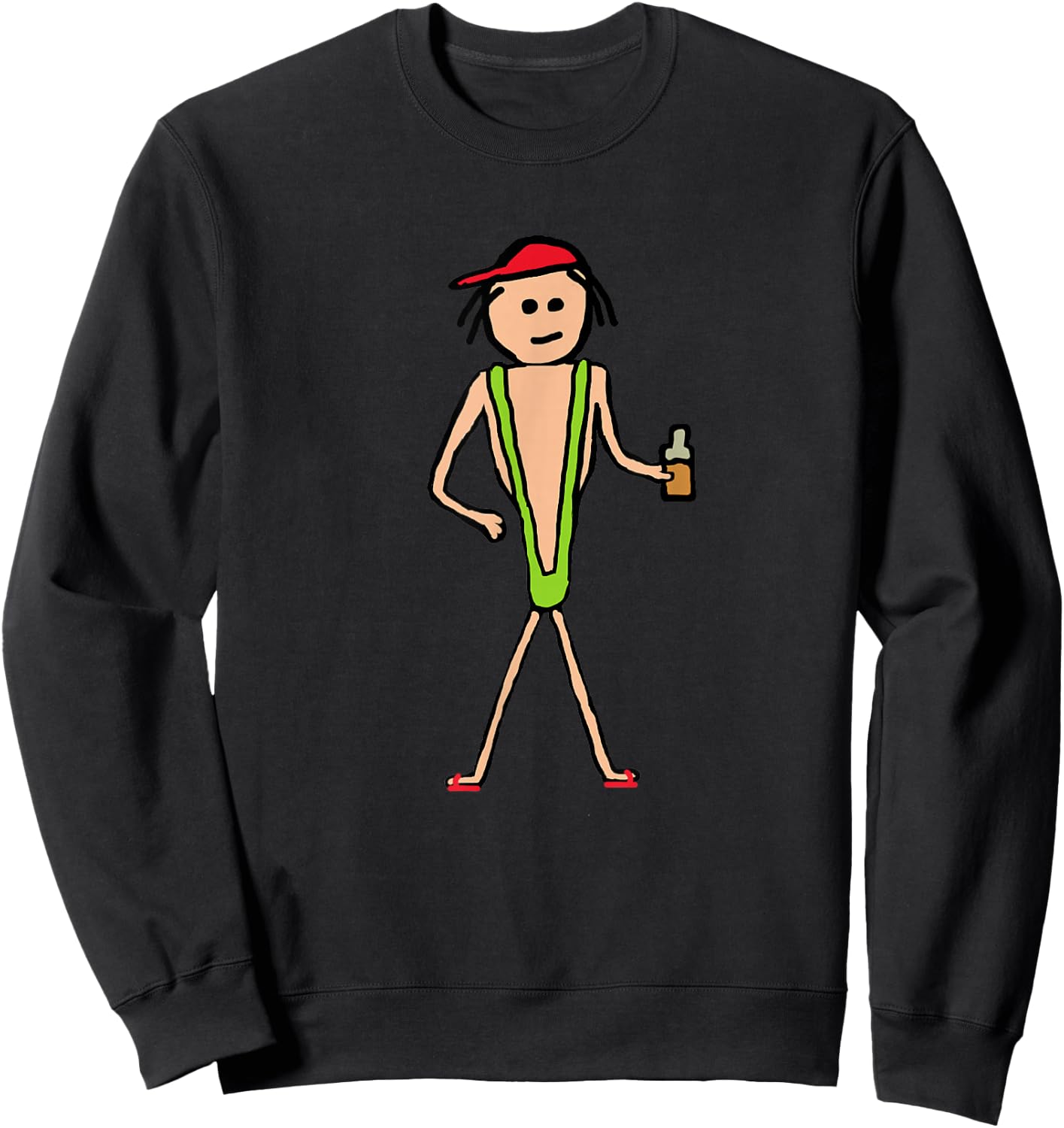 Mankini Sweatshirt - Sweatshirt | Black