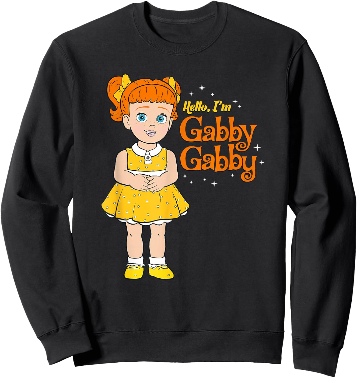 Disney Pixar Toy Story 4 Hello I'm Gabby Gabby Sweatshirt - Sweatshirt | Black