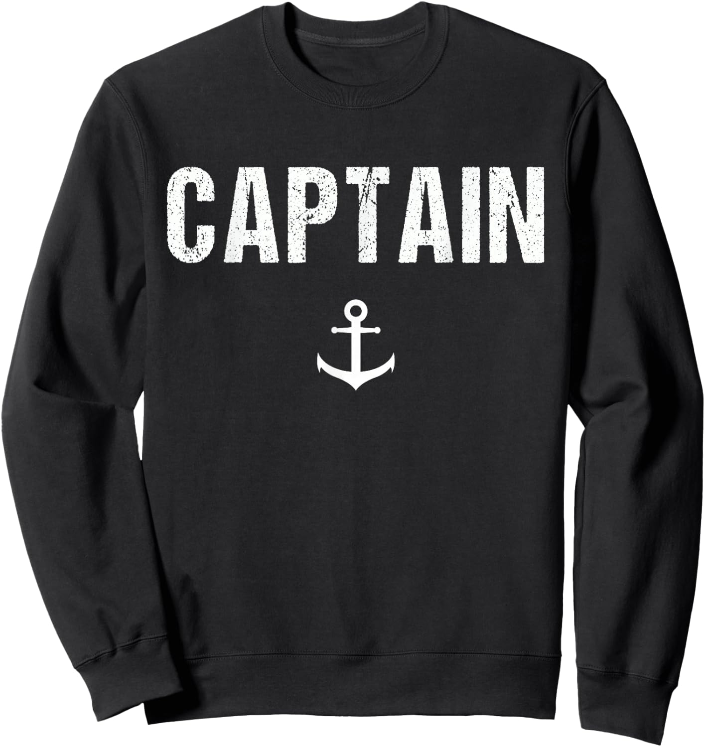 Captain | Boat Owner Novelty Gift Sweatshirt - Sweatshirt | Black