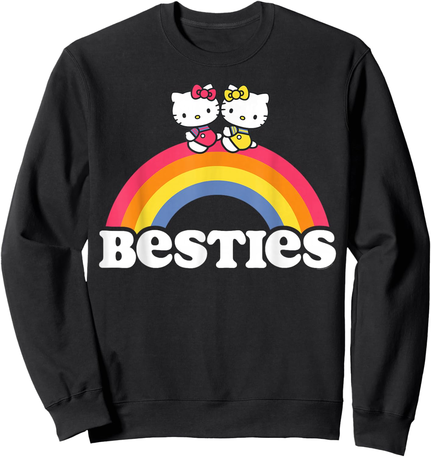 Hello Kitty and Mimmy Besties Shirt Sweatshirt - Sweatshirt | Black