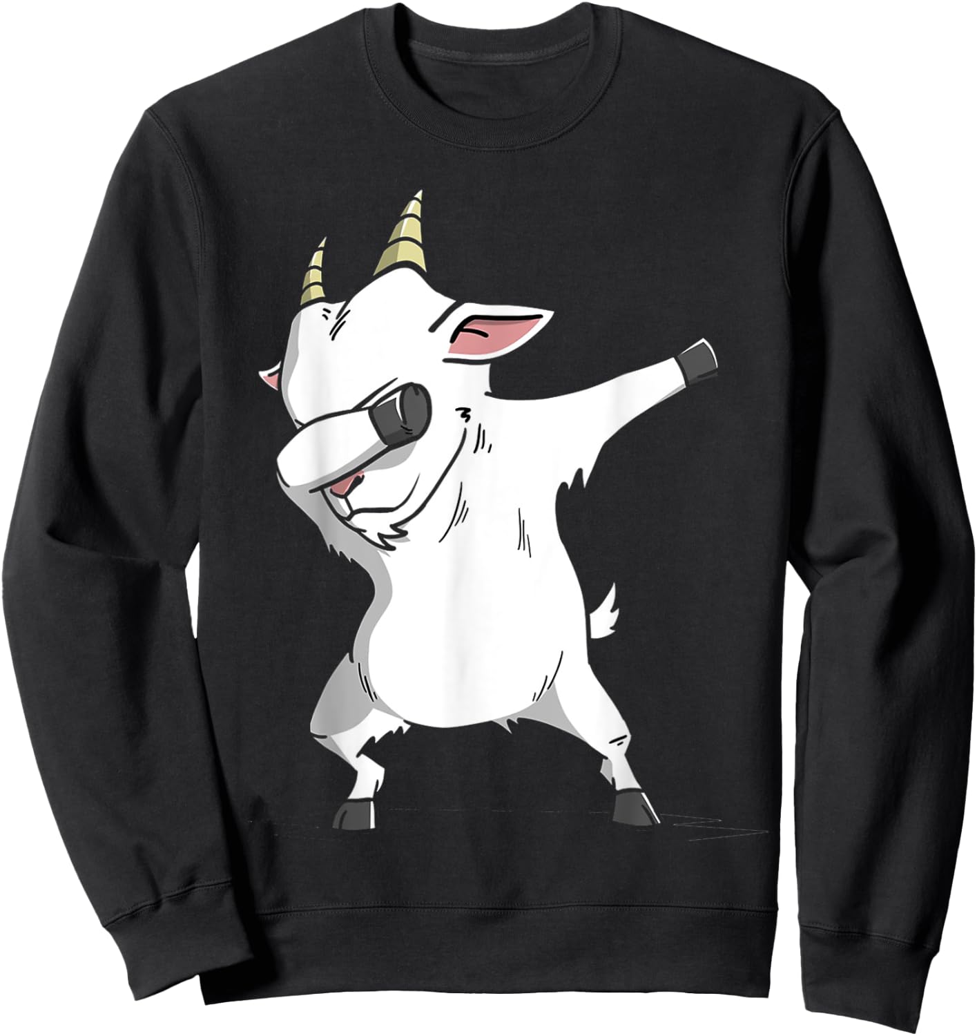 Dabbing Goat Goat Kids Costume Apparel Sweatshirt - Sweatshirt | Black