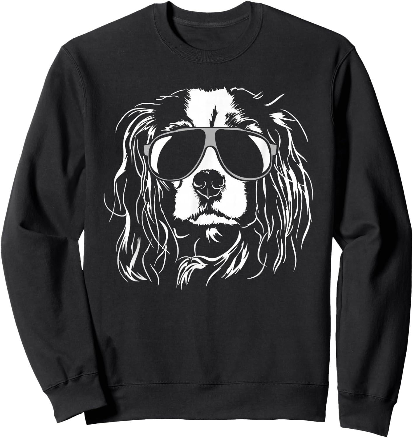 Funny Proud Cavalier King Charles Spaniel T Shirt Dog Gift Sweatshirt - Sweatshirt | Black