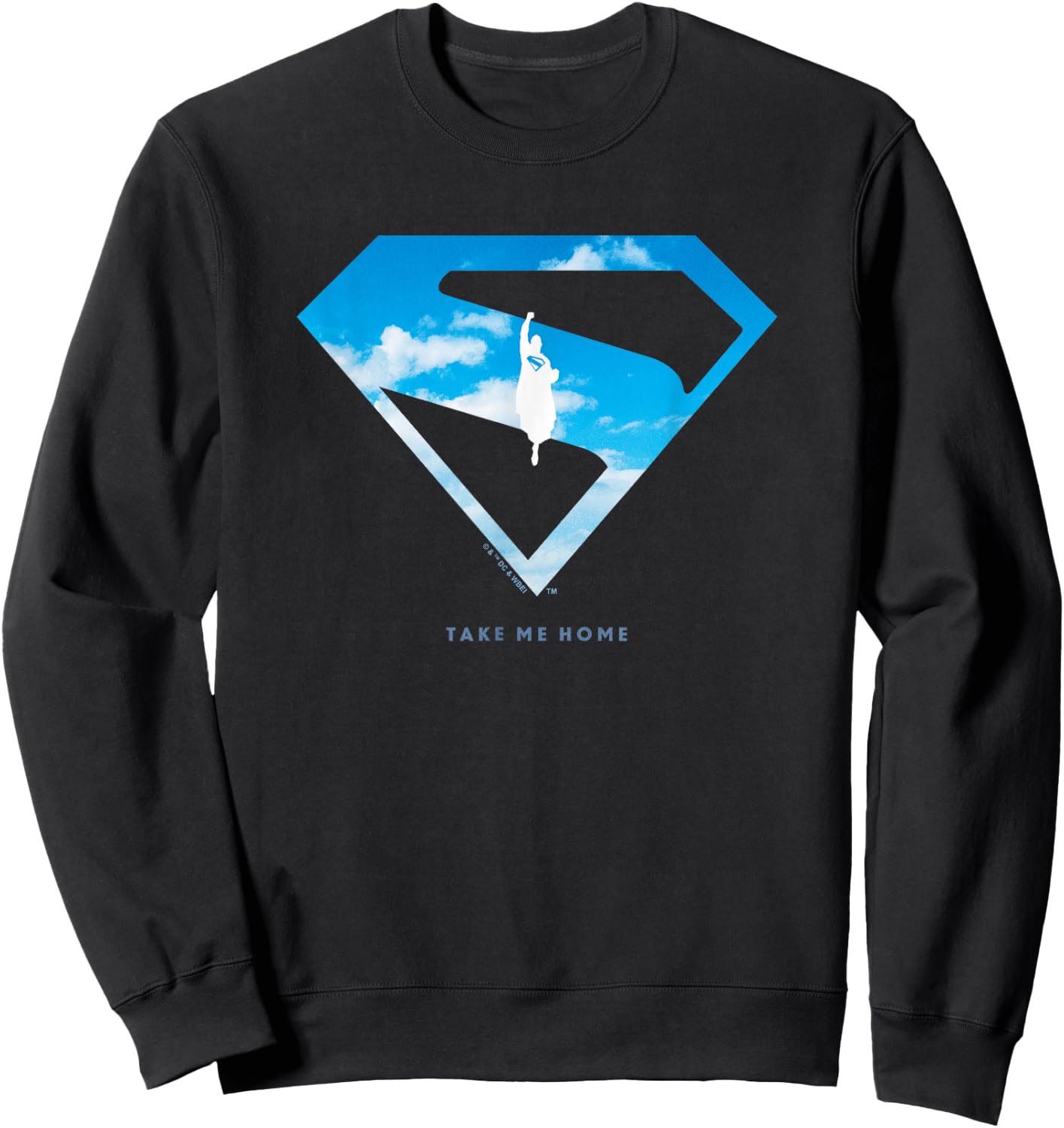Superman (2025 Movie) Cloud Shield Sweatshirt - Sweatshirt | Black