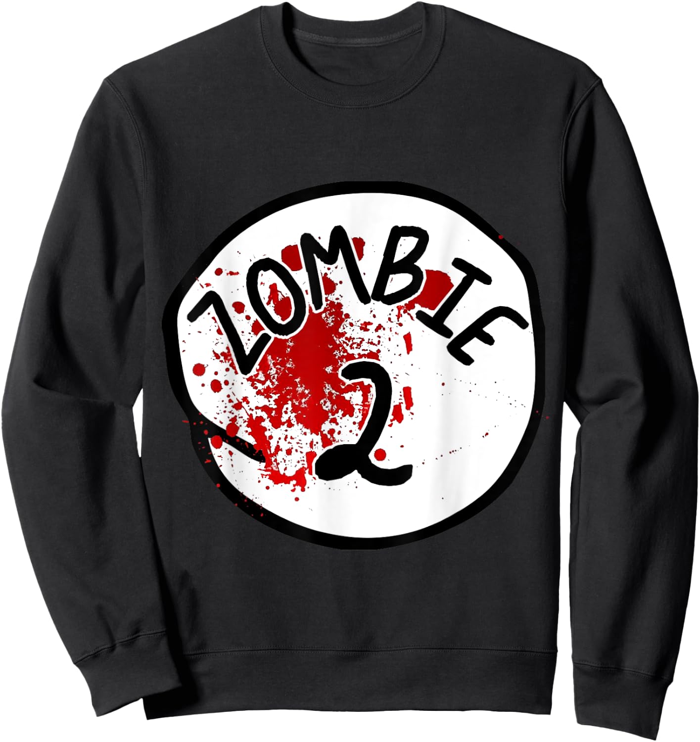 Couples Zombie 2 Halloween Costume Sweatshirt - Sweatshirt | Black