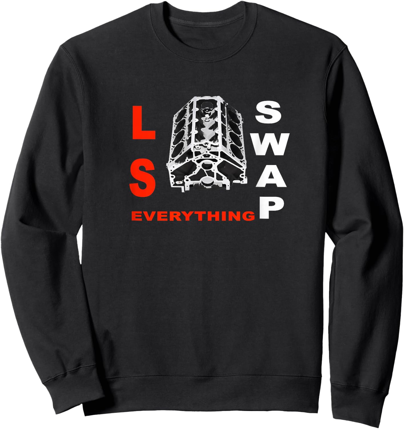 LS Swap Everything Shirt Sweatshirt - Sweatshirt | Black