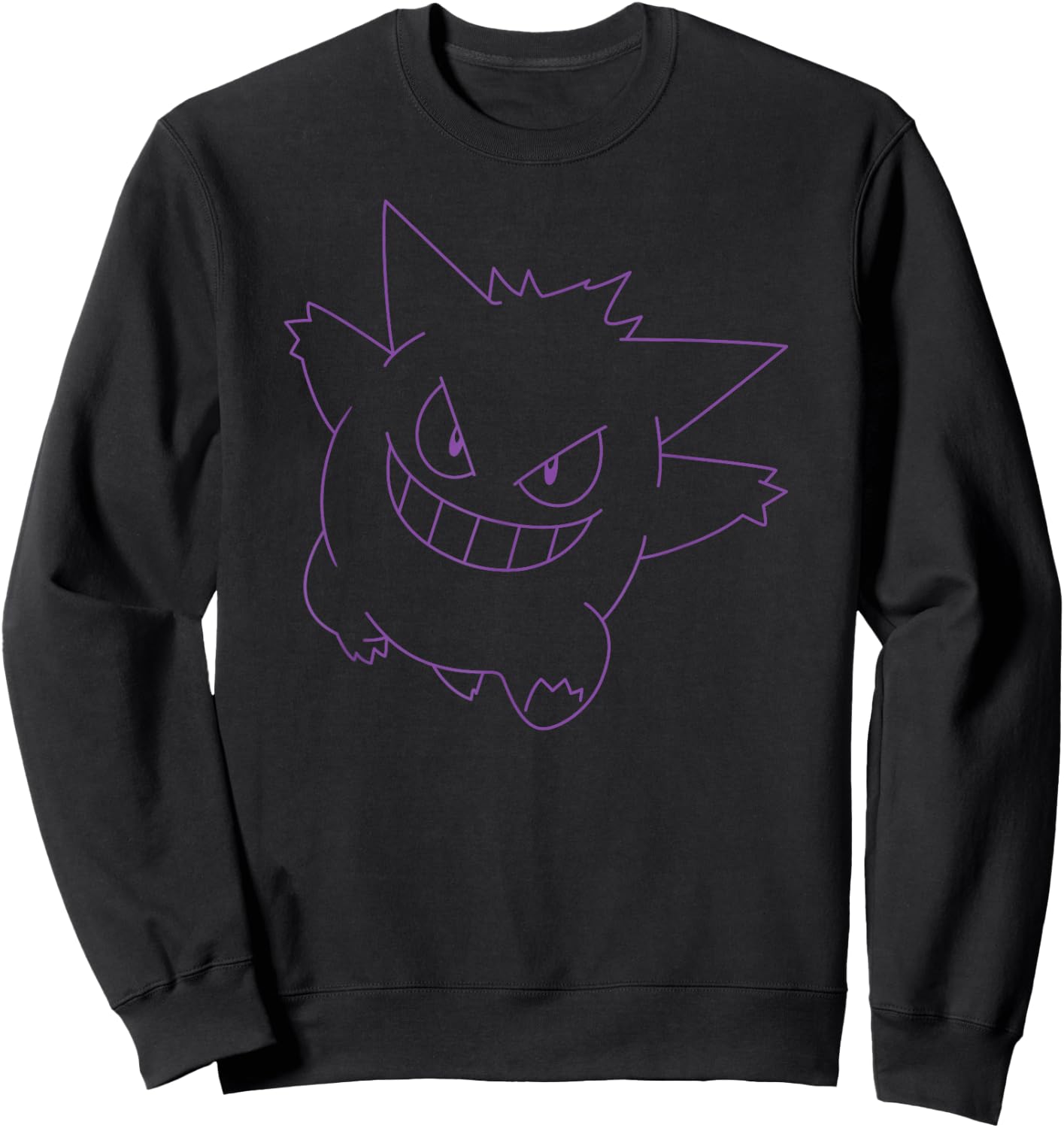 Pokémon Gengar Big Face Sweatshirt - Sweatshirt | Black