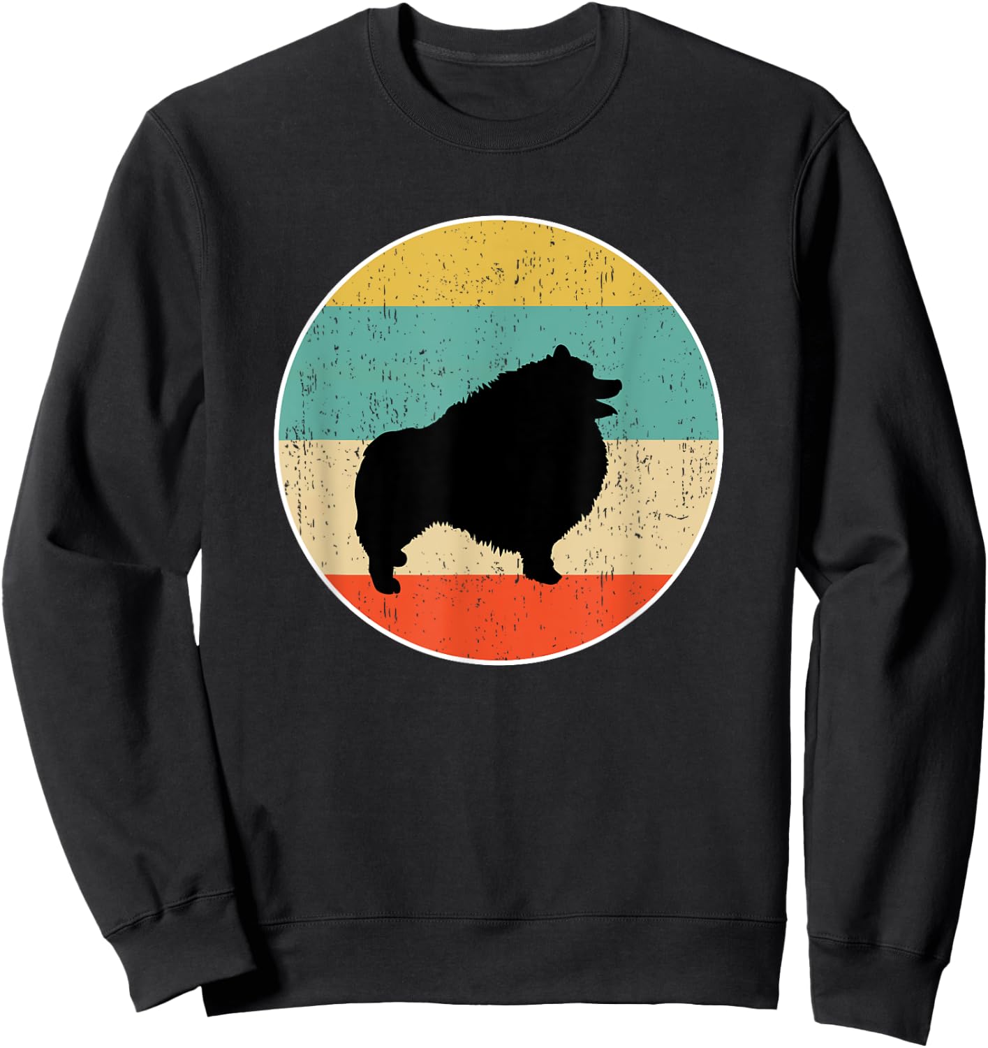 Keeshond Dog Gift Sweatshirt - Sweatshirt | Black